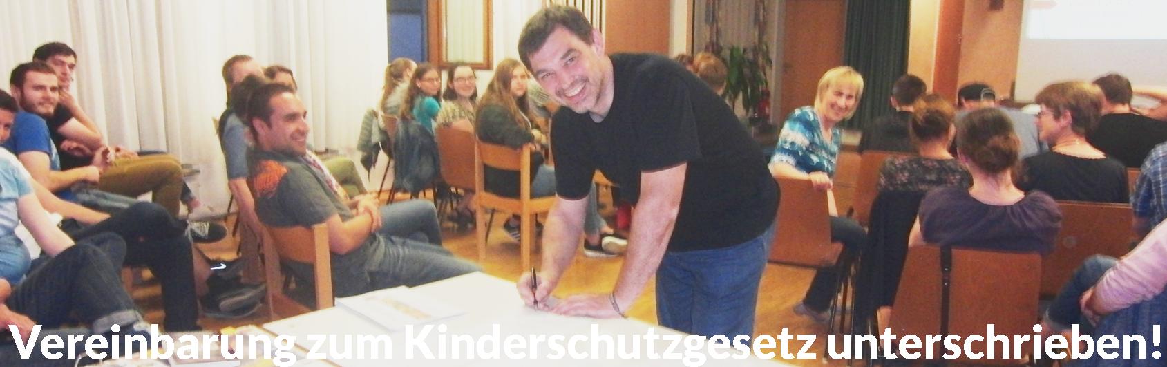 Unterschrift Kinderschutzgesetz